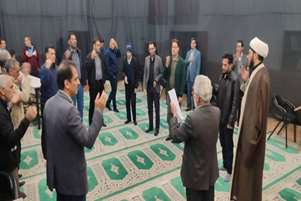 برگزاری مراسم زیارت عاشورا به مناسبت هفته بسیج و ایام شهادت حضرت فاطمه زهرا (س)