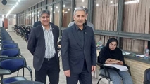 بازدید رئیس دانشگاه علوم پزشکی شیراز و رئیس دانشکده پزشکی از محل برگزاری آزمون ارتقای دستیاری