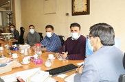 برگزاری جلسه بررسی مسائل و چالش‌های دانشکده با رعایت پروتکل‌های بهداشتی