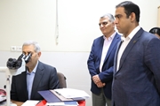 بازدید رئیس دانشکده پزشکی و هیئت همراه از گروه پاتولوژی دانشکده پزشکی